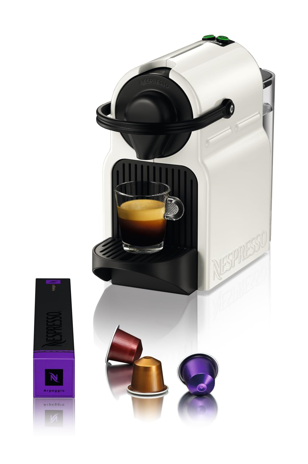 Nespresso Inissia - Machine à café espresso à capsules, Blanc