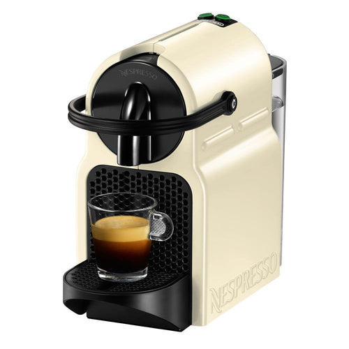 Nespresso Inissia - Machine à café à capsules, 19 bars, Blanc Crème
