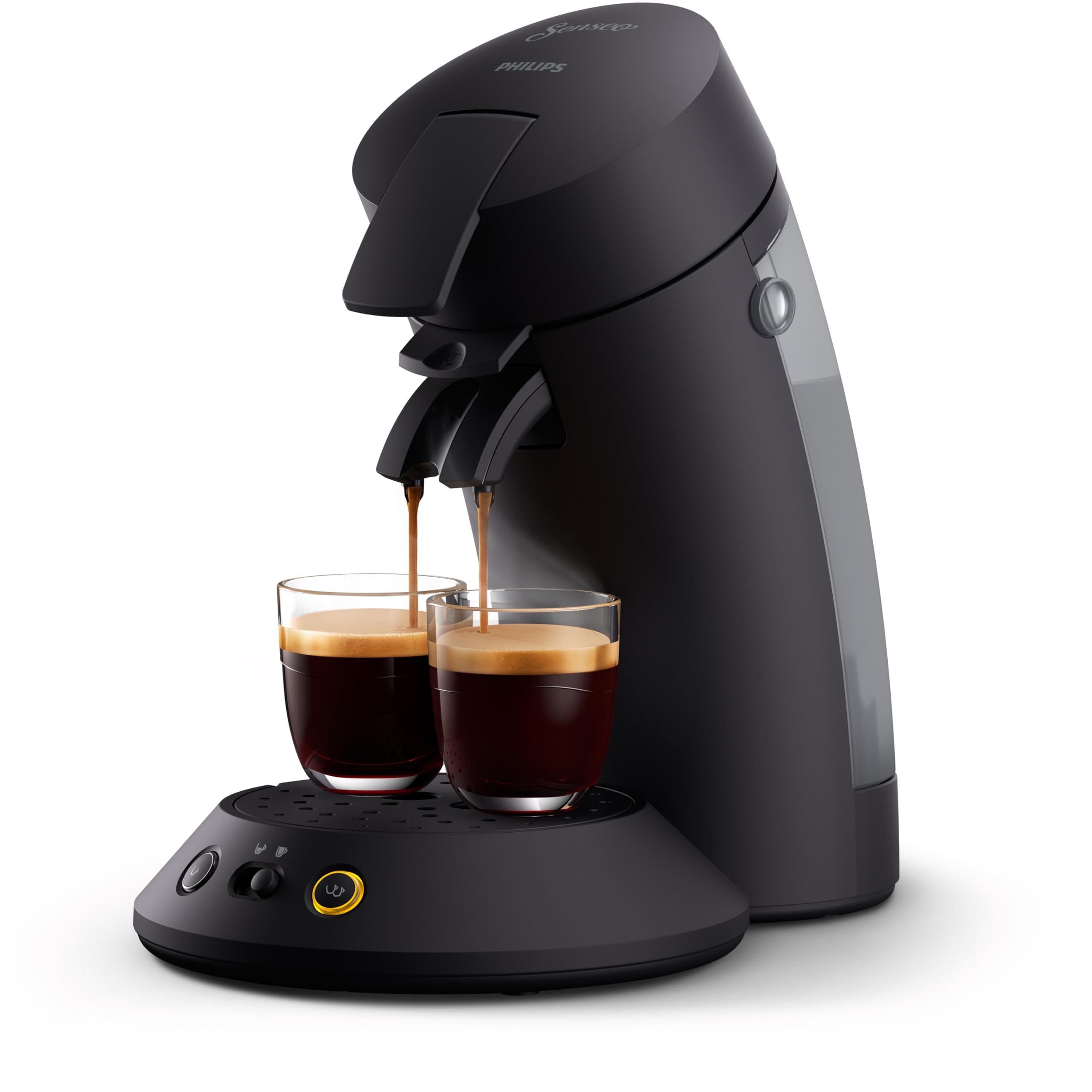 Senseo Original Plus CSA210/61 - Machine à café à dosettes, Noir Intense